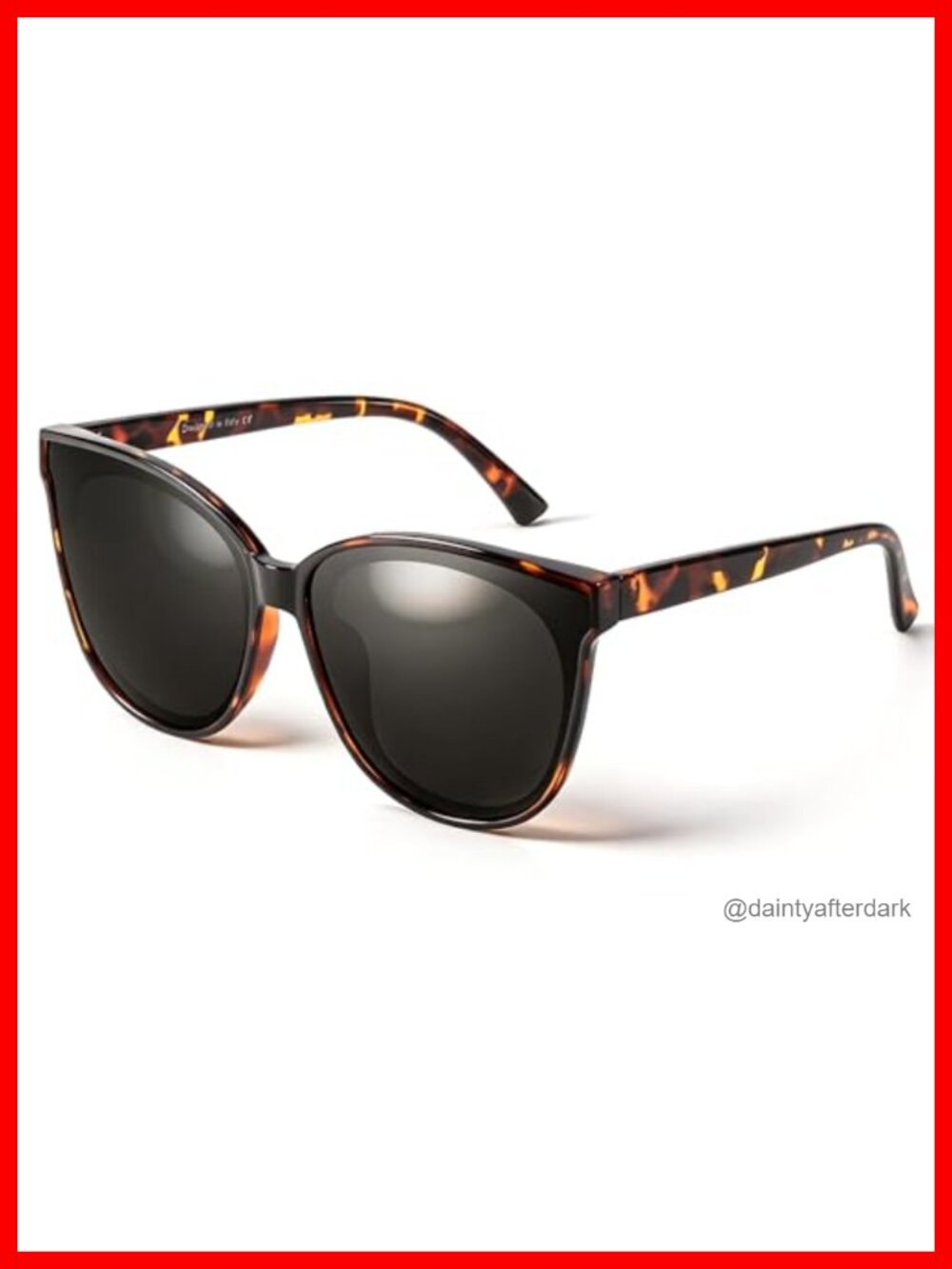 Oversized Polarized Cat Eye Sunglasses UV400 Protection for Women